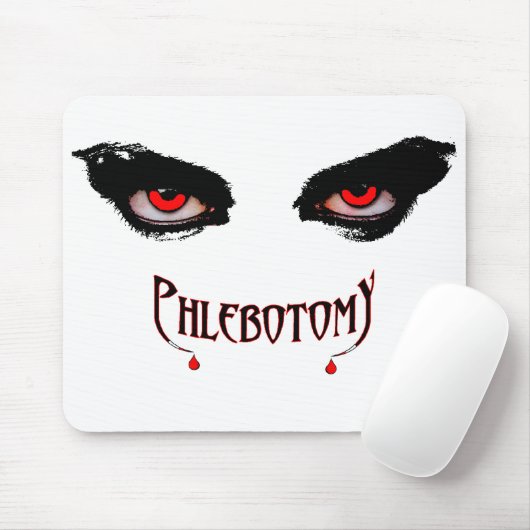 Phlebotomie Mousepad Muismat (Met muis)