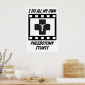 Phlebotomie Stunts Poster (Keuken)