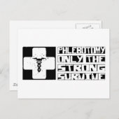 Phlebotomie Survive Briefkaart (Voorkant / Achterkant)