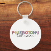 Phlebotomie-technicus PBT Phlebotomie-technologie Sleutelhanger (Voorkant)