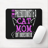 Phlebotomist en Cat Ma Funny Phlebotomy Gift Muismat (Met muis)