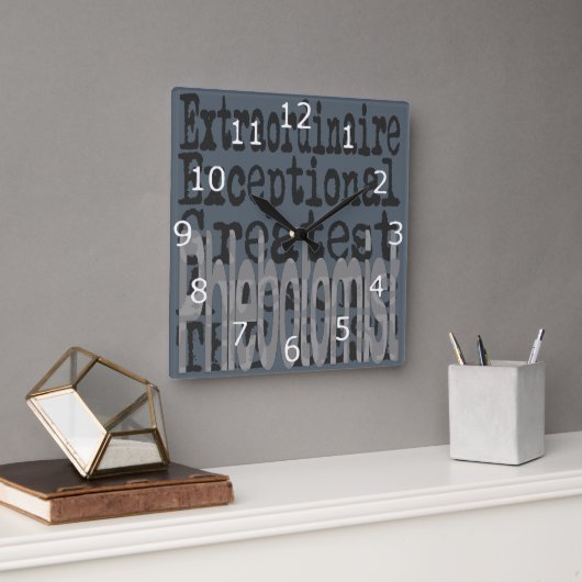 Phlebotomist Extraordinaire Vierkante Klok (Kantoor)