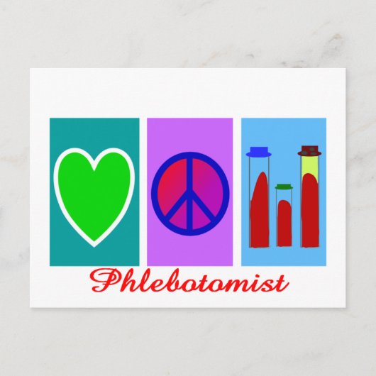 Phlebotomist Gifts Briefkaart (Voorkant)