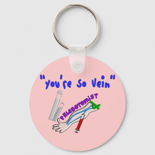 Phlebotomist "Je bent zo rijk" grappige cadeautjes Sleutelhanger (Voorkant)