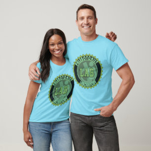 PHLEBOTOMIST LABORATORY BADGE LOGO T-SHIRT