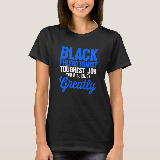 Phlebotomist Phlebotomie-technicus T-shirt (Voorkant)