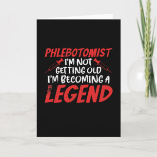Phlebotomist Phlebotomy Legend Kaart
