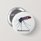 Phlebotomist Ronde Button 5,7 Cm (Voorkant /achterkant)