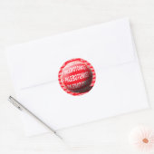 PHLEBOTOMIST SPHERE BLOEDDROP RONDE STICKER (Envelop)