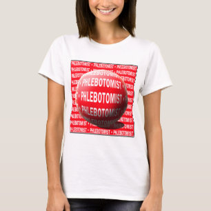 PHLEBOTOMIST SPHERE BLOEDDROP T-SHIRT