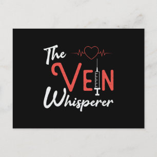 Phlebotomist the Vein Whisperer Phlebotomy Gift Briefkaart