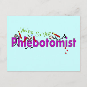 Phlebotomist "We are So Vein"-mensen Briefkaart