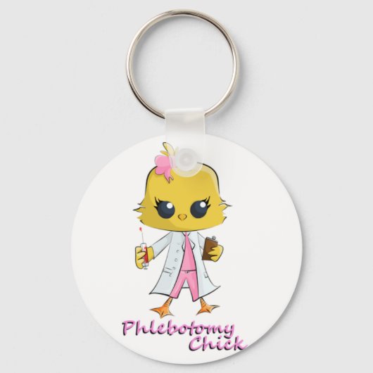 Phlebotomy Chick Sleutelhanger (Voorkant)