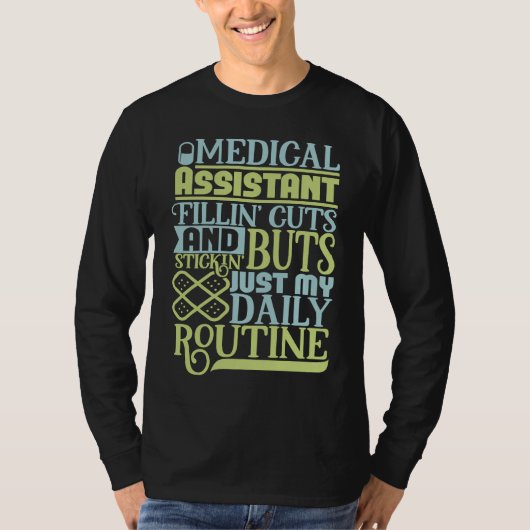 Phlebotomy lab technician medical assistant & Phle T-shirt (Voorkant)