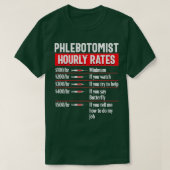 Phlebotomy Technician Phlebotomist Funny Medical N T-shirt (Design voorkant)