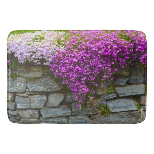 Phlox op Rocks Badmat (Voorkant)