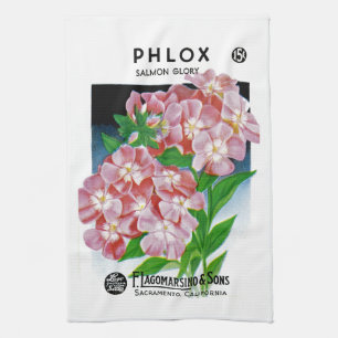 Phlox Seed Packet Label Theedoek