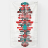 Phnom Penh Cambodia Skyline Spandoek (Verticaal)