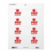 Pho King Delicious Etiket (Full Sheet)
