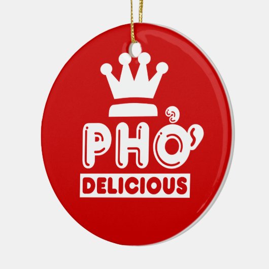 Pho King Delicious Keramisch Ornament (Links)