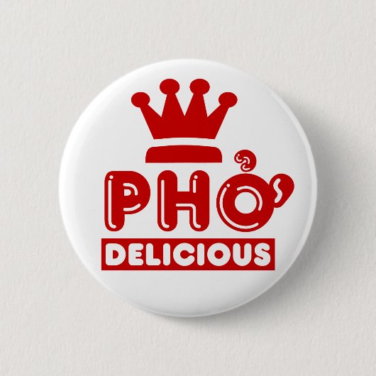 Pho King Delicious Ronde Button 5,7 Cm (Voorkant)