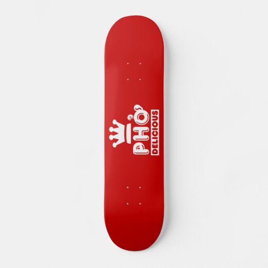 Pho King Delicious Skateboard Deck (Recto)