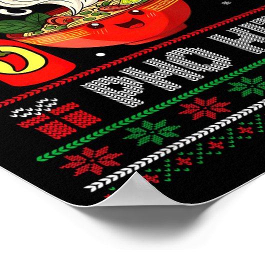 Pho Kit Apparel Ugly Xmas Pajamas Matching Family Poster (Hoek)