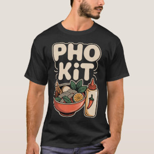 Pho Kit Vietnamese Noodle Soepkom Kruiden Limoen C T-shirt