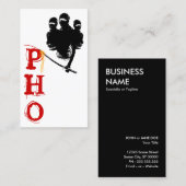 PHO : ninja noedles Visitekaartje (Voorkant / Achterkant)