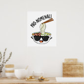 Pho-nomenal Funny Pho Soup Pun Poster (Keuken)