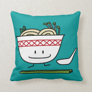 Pho Noodle Bowl Vietnam soep knuppels Kussen