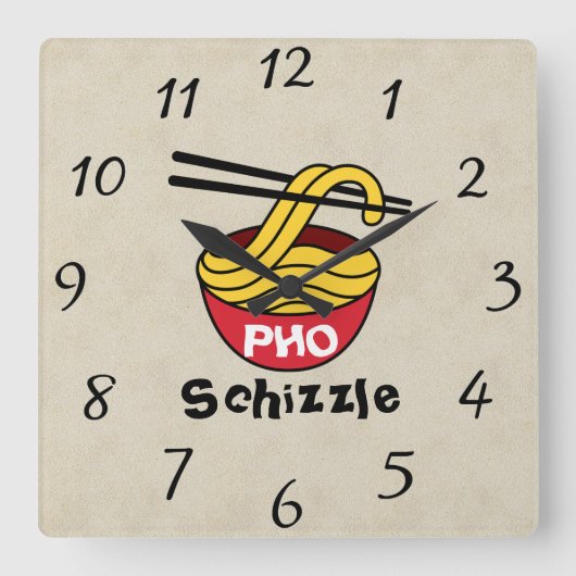 PHO Schizzle Wall klok (Voorkant)