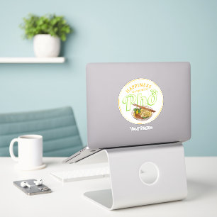 Pho Soep Retro Street Food Gourmet Vietnam Sticker