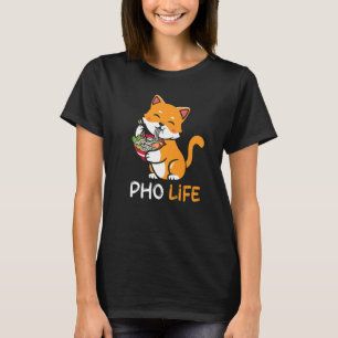 Pho Soup Cat Pho Life Asian Vietnamees T-shirt