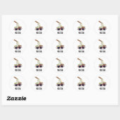 Pho Sure Funny Pho Soup Noodle Pun Ronde Sticker (Vel)