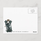 "Phoebe" Couture gothique Papillon Fée Carte posta (Dos)