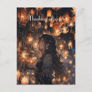 Phoebe in de Zaal van Lantaarns Briefkaart