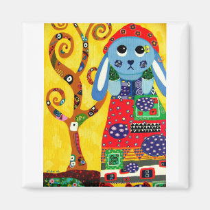 Phoebe in Klimt Magneet