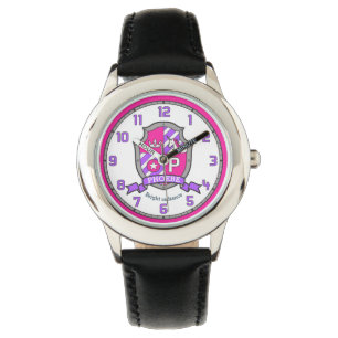 Phoebe letter p naam betekent kam eenhoorn roze horloge