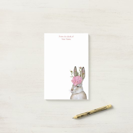 Phoebe the Hare post-it notes (Op bureau)