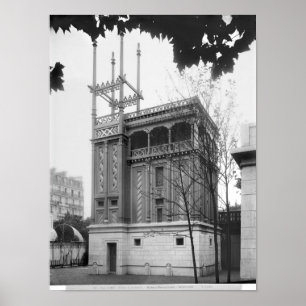Phoenicische House, Universal Exhibition, Parijs Poster