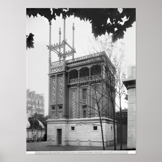 Phoenicische House, Universal Exhibition, Parijs Poster (Voorkant)