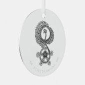 Phoenix 10 jaar metalen ornament (Voorkant Rechts)