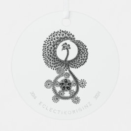 Phoenix 10 jaar metalen ornament