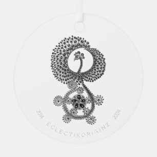 Phoenix 10 jaar metalen ornament
