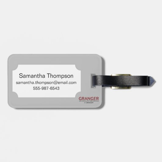 Phoenix, 1524 bagagelabel (Achterkant horizontaal)