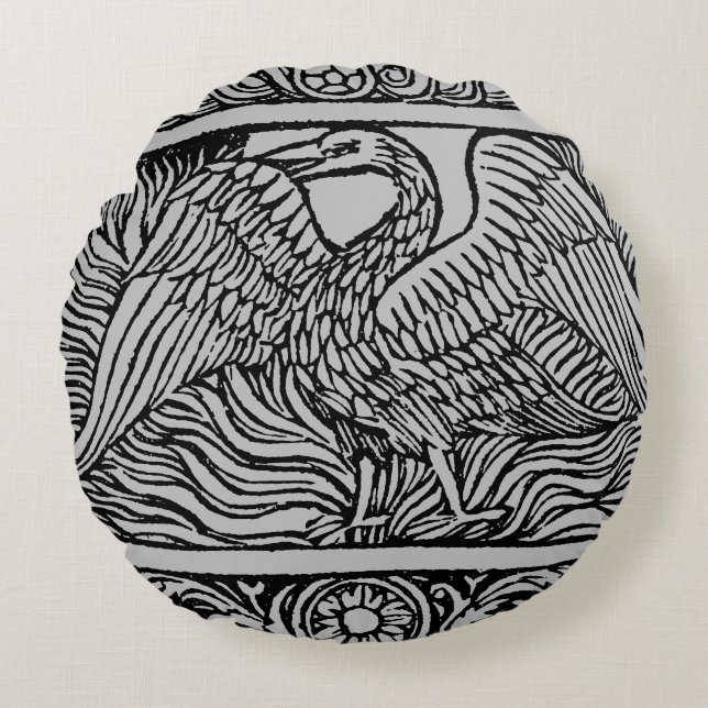 Phoenix, 1524 rond kussen (Voorkant)