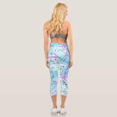 Phoenix Airport Flyway Chart Capri Leggings (Verso)