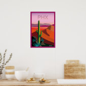 Phoenix Arizona | Affiche de voyage (Cuisine)