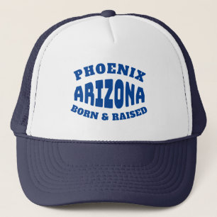 Phoenix Arizona Born and Raised Trucker Hat Pet